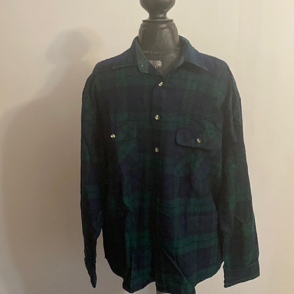 Eleven Sixty Six button down Plaid shirt, size Large